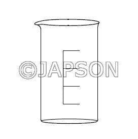 Quartz Beaker Tall Form with Spout Quartz Beaker Tall Form with Spout